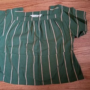 Ace & Jig top in Cactus textile, size Small